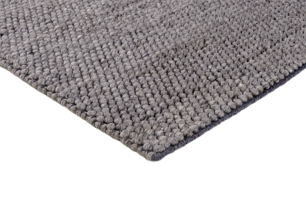 90x60 cm wool multicolour Rug-UD 782, Antracite - Rugoutlet