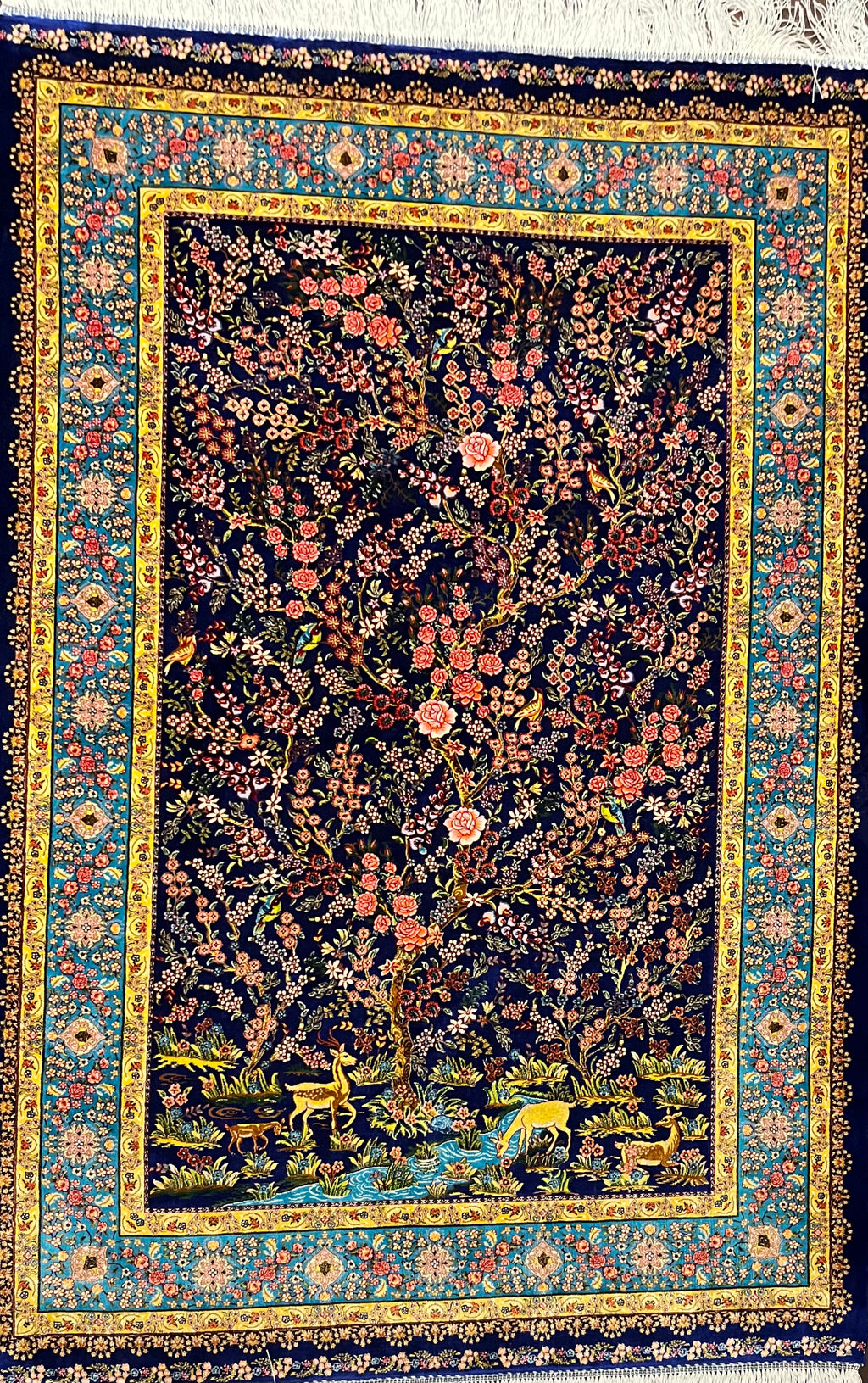 ELIKA Qom Silk 150 x 100 cm