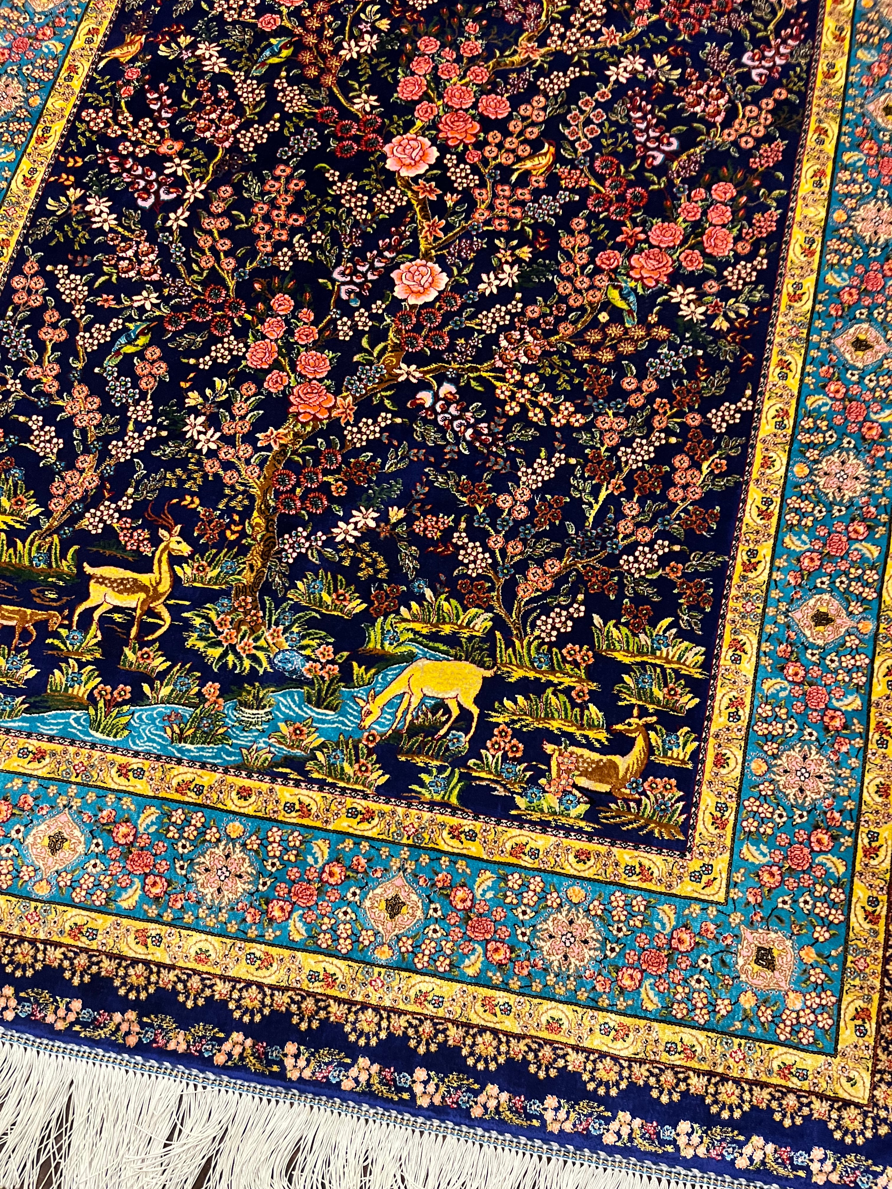 ELIKA Qom Silk 150 x 100 cm