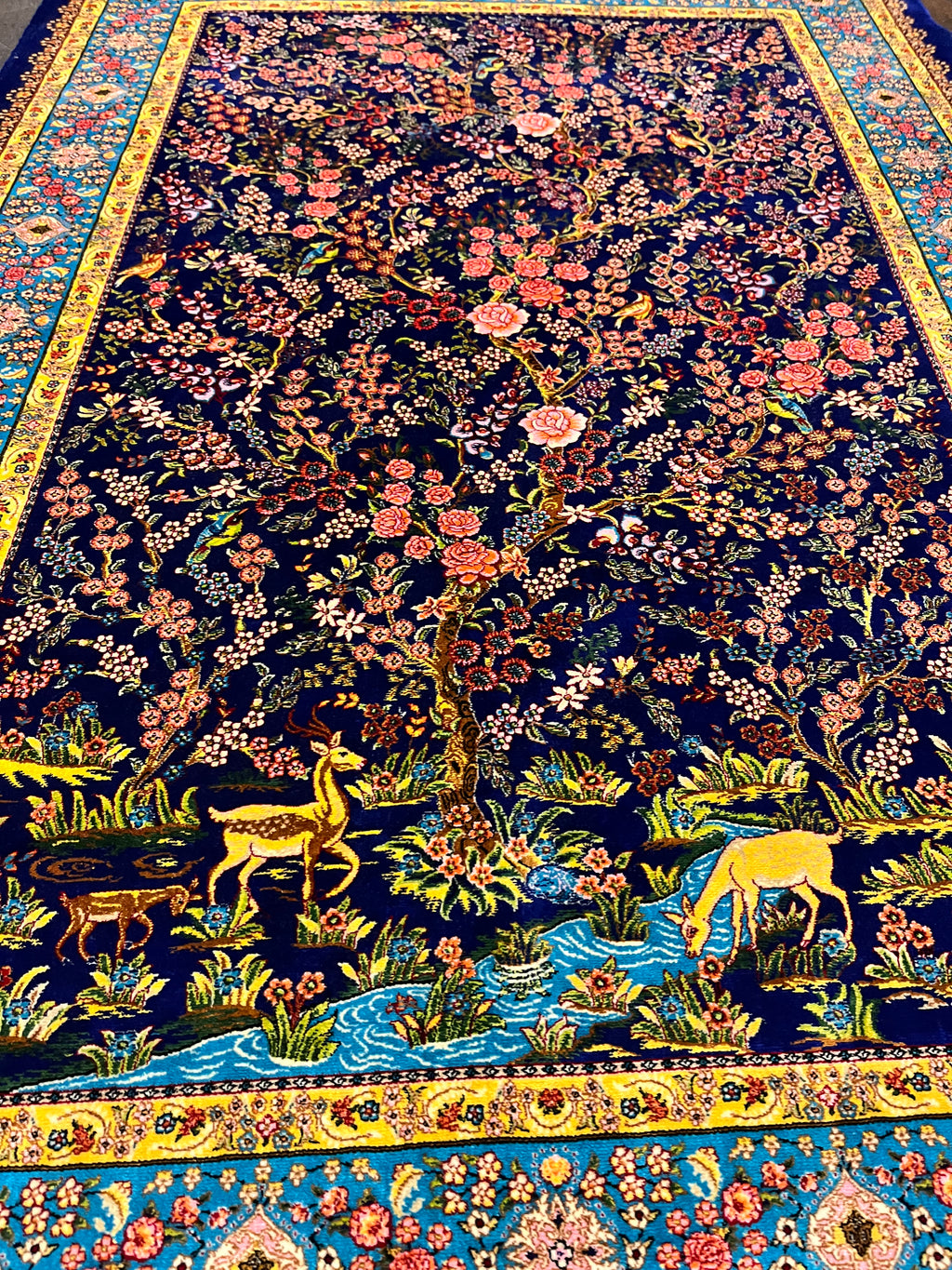 ELIKA Qom Silk 150 x 100 cm