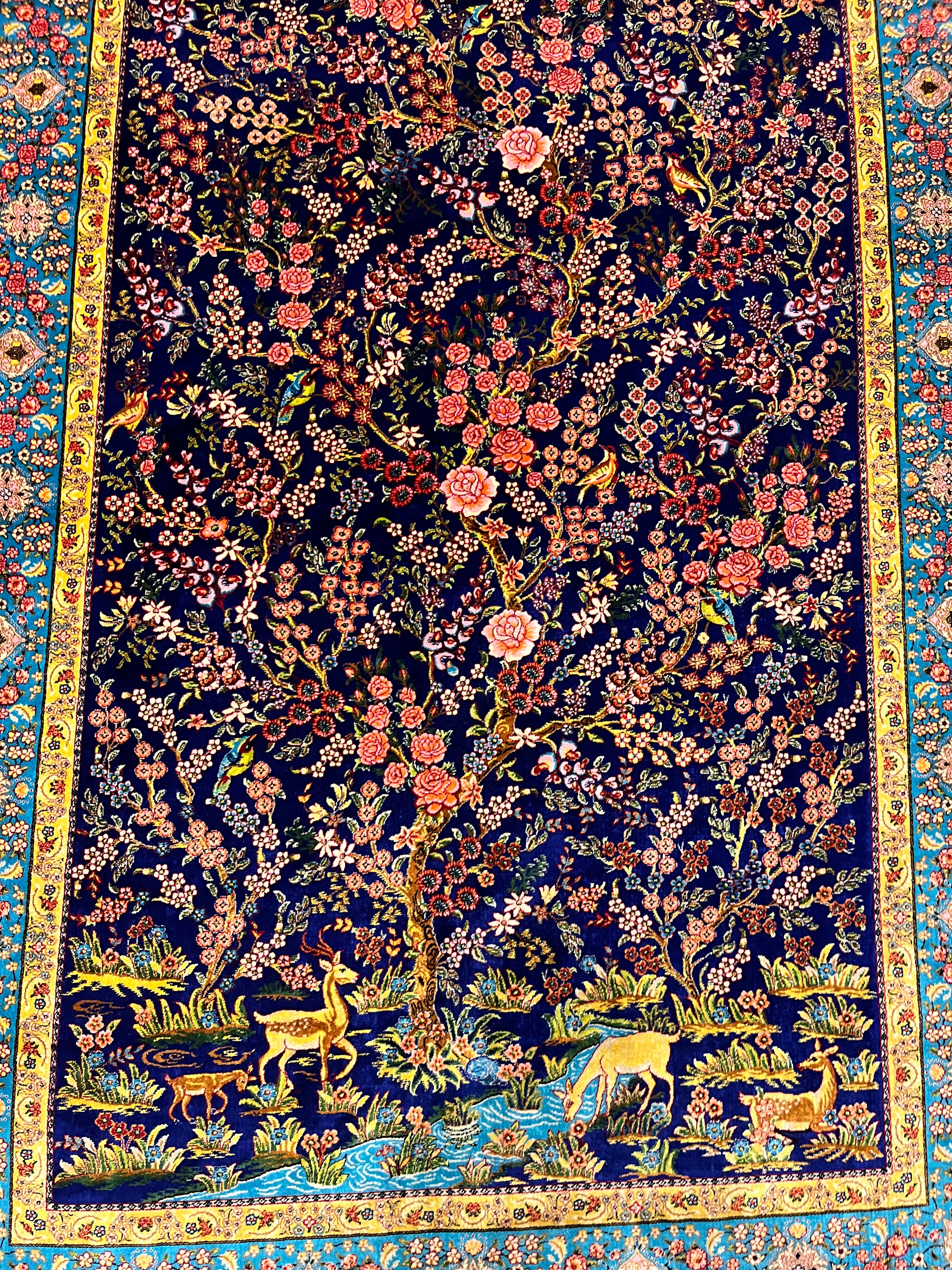 ELIKA Qom Silk 150 x 100 cm
