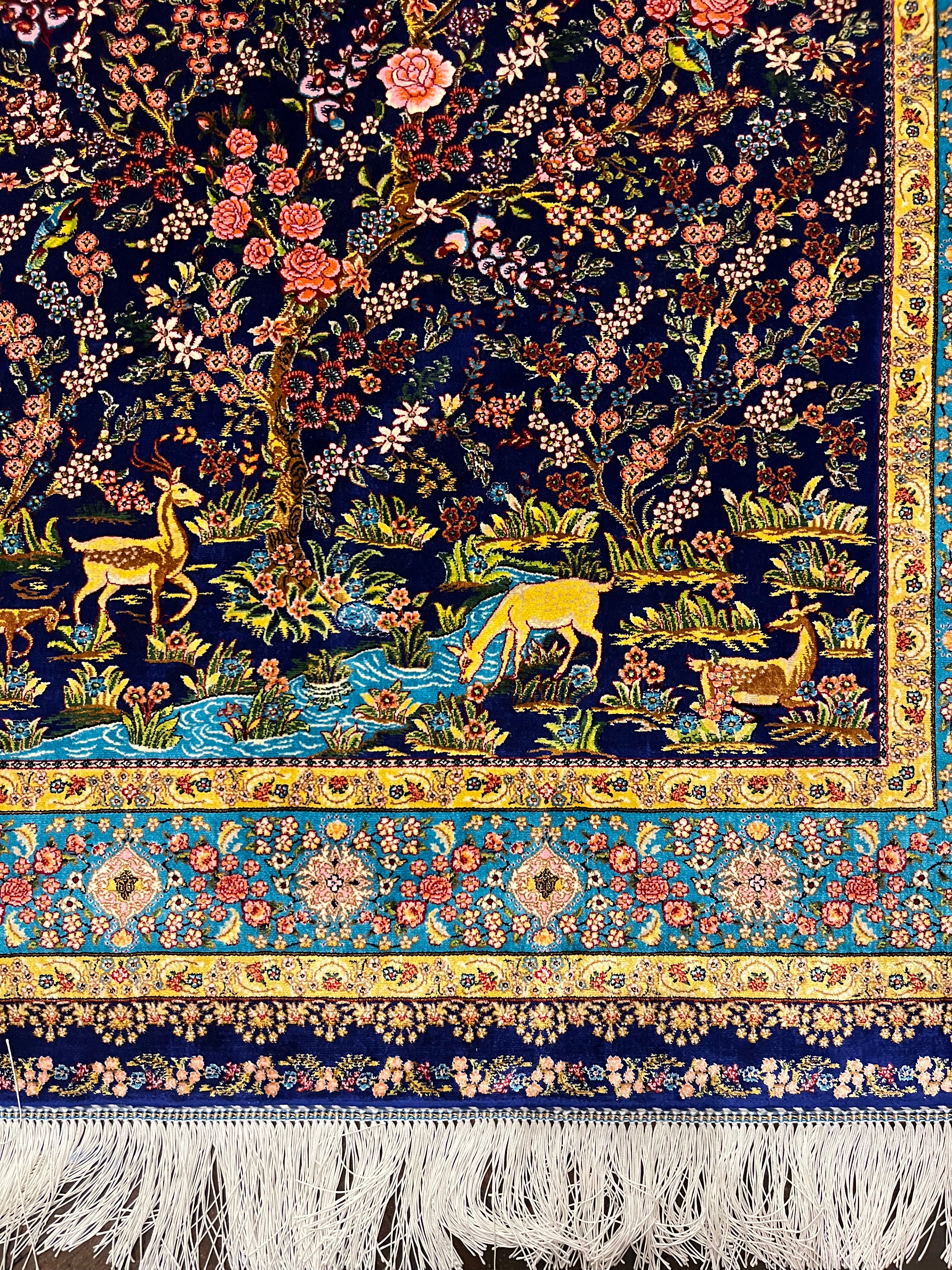 ELIKA Qom Silk 150 x 100 cm