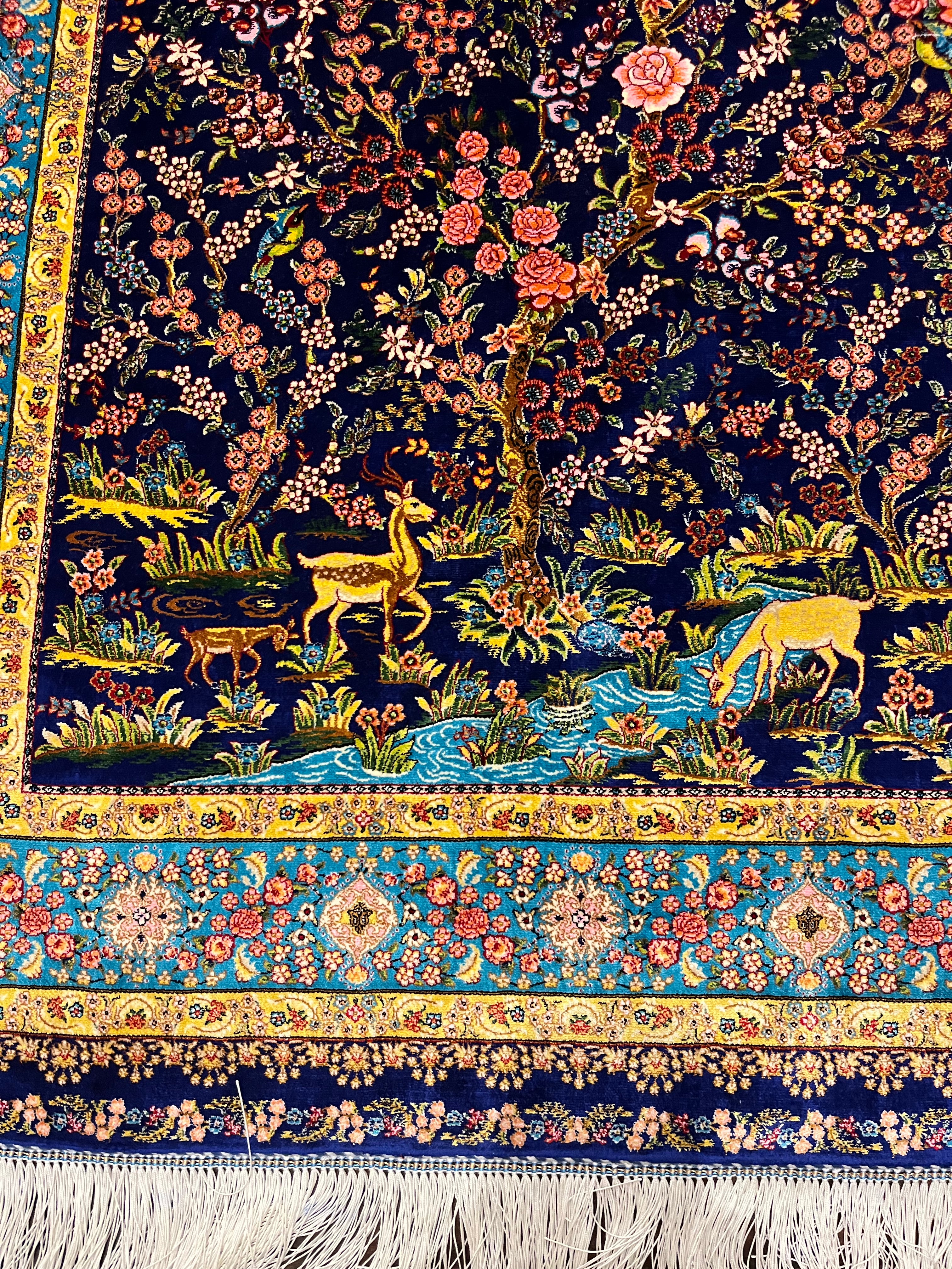 ELIKA Qom Silk 150 x 100 cm