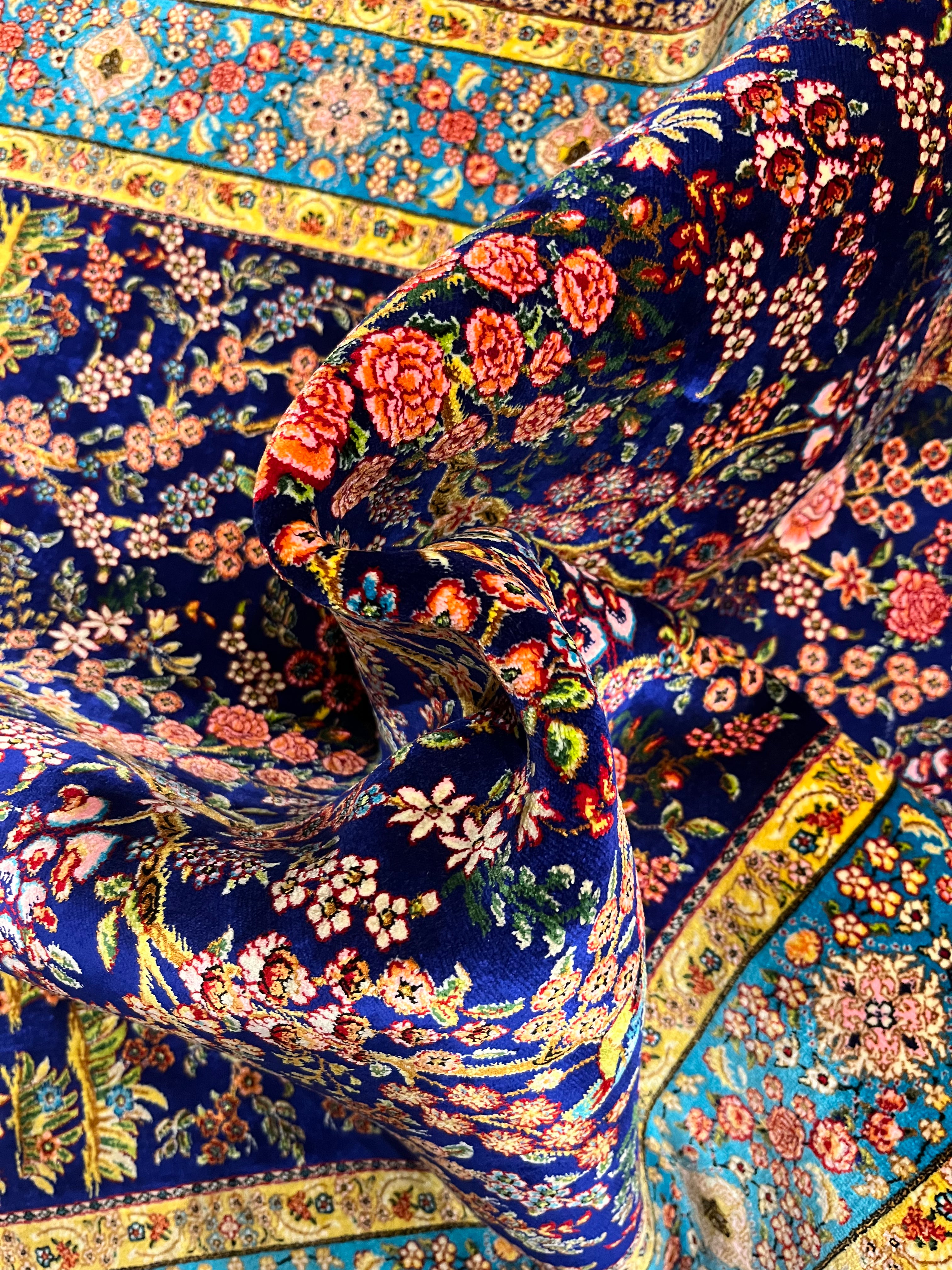 ELIKA Qom Silk 150 x 100 cm