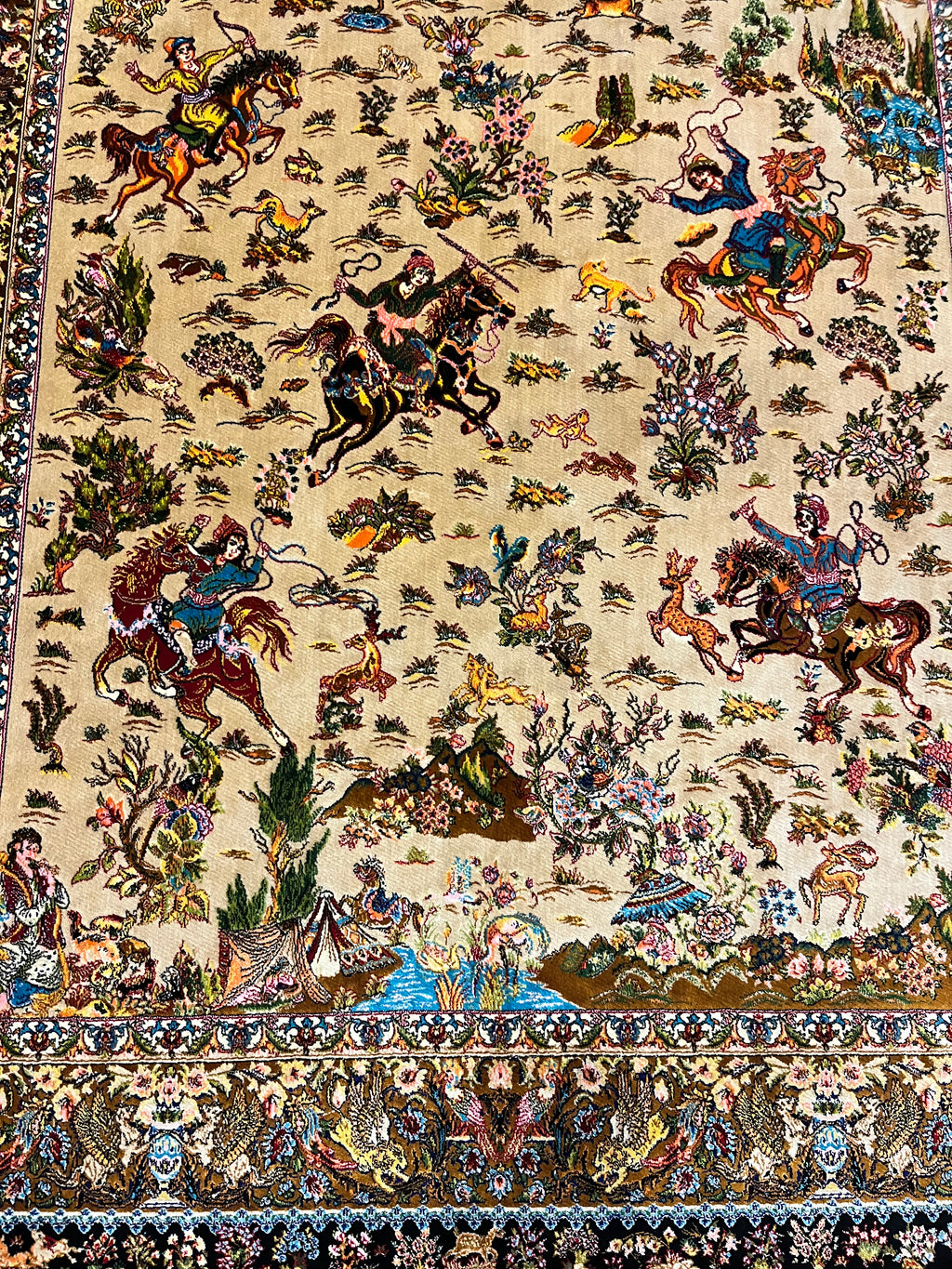ELIKA Qom Silk 150 x 100 cm