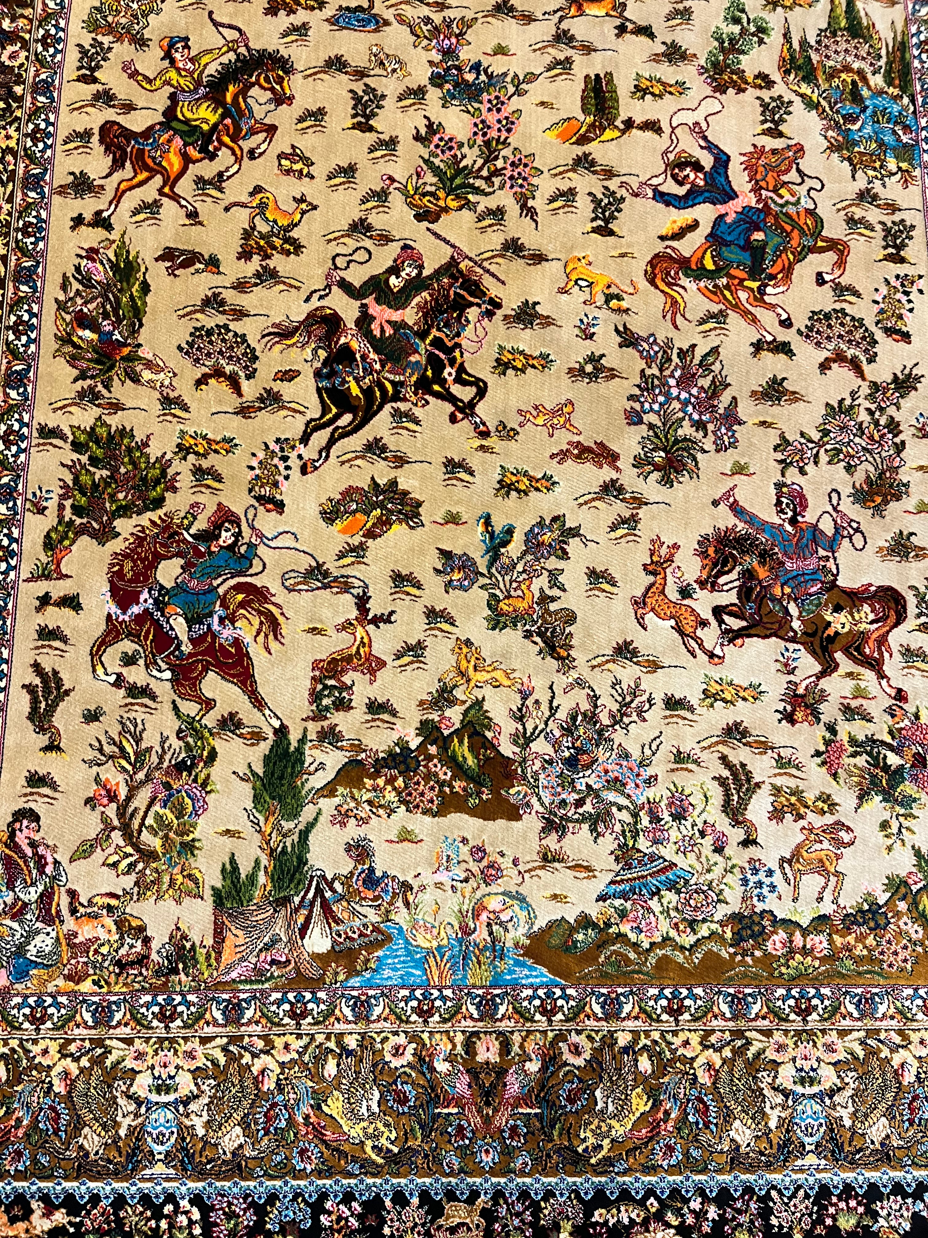 ELIKA Qom Silk 150 x 100 cm