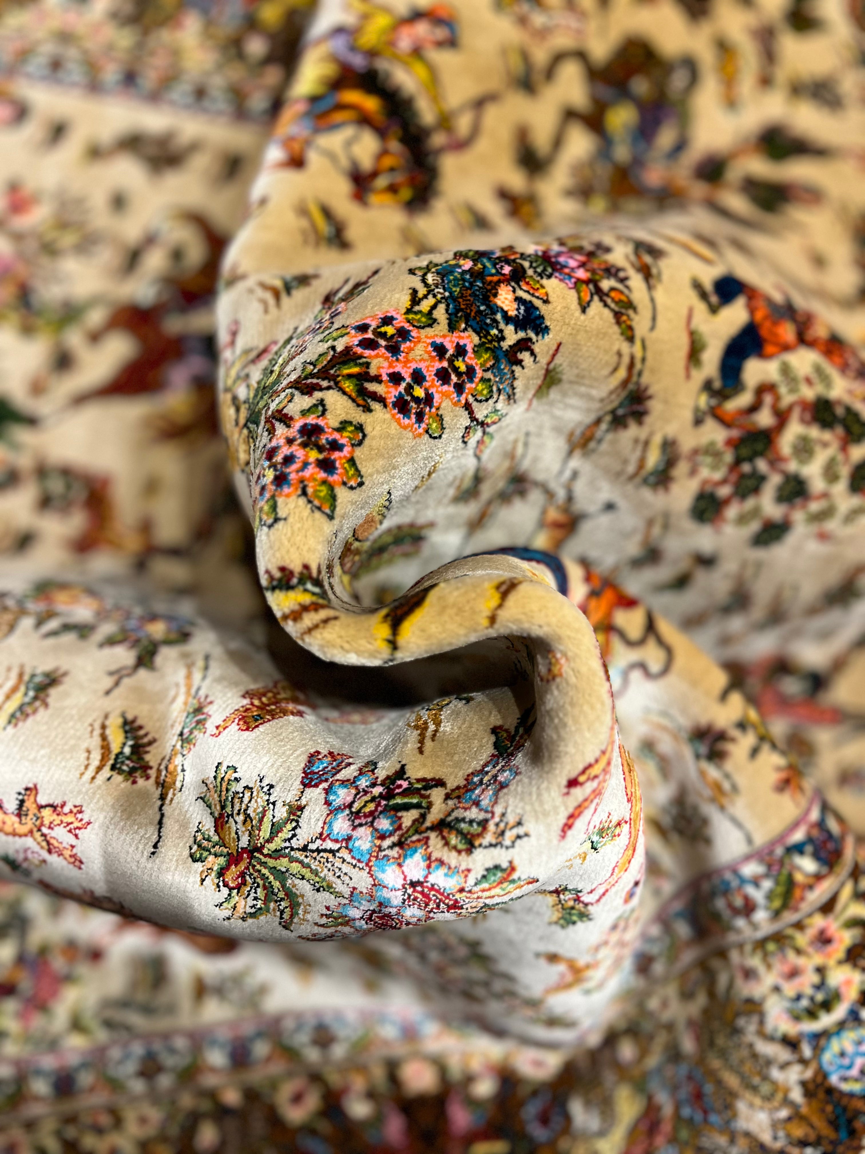 ELIKA Qom Silk 150 x 100 cm