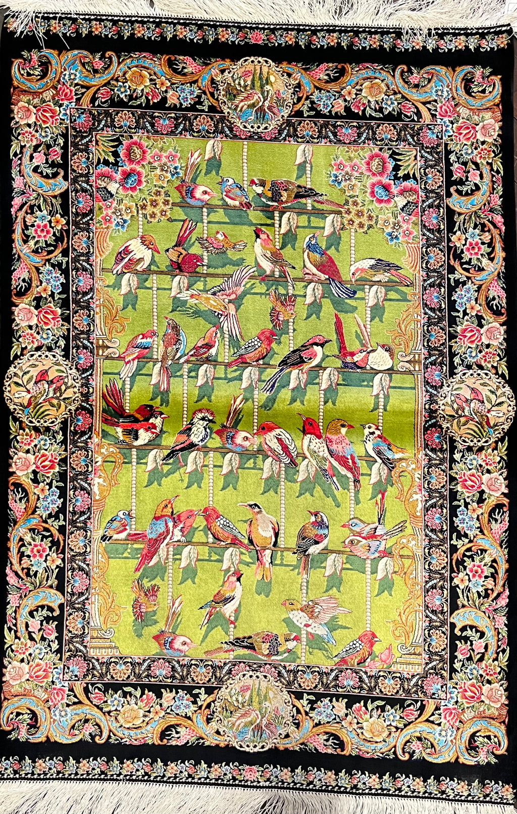 ARMAN Qom Inspired Silk 125 x 85 cm