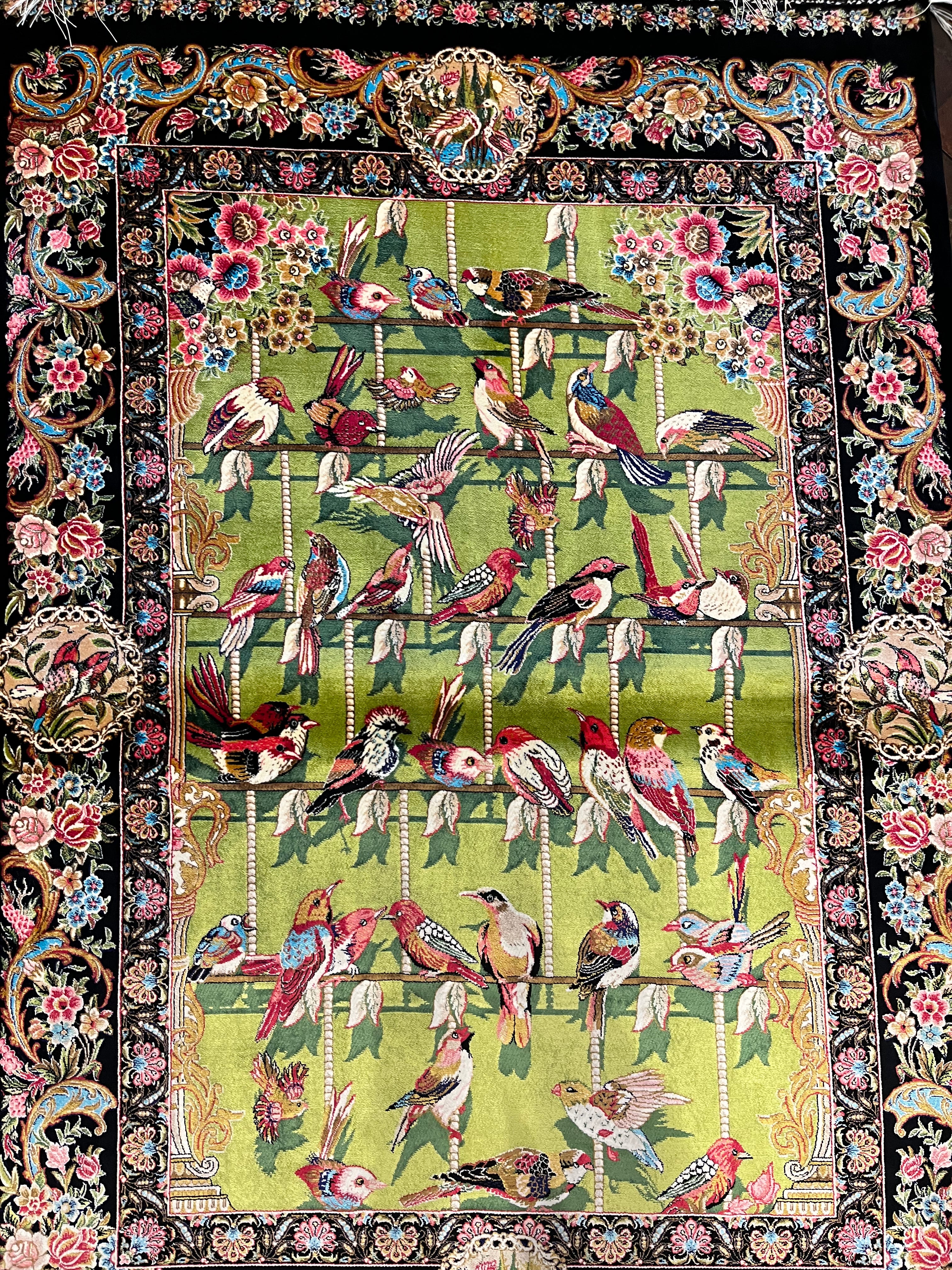 ARMAN Qom Inspired Silk 125 x 85 cm