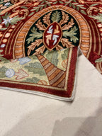 IRA Indian Silk Needlework 154 x 90 cm