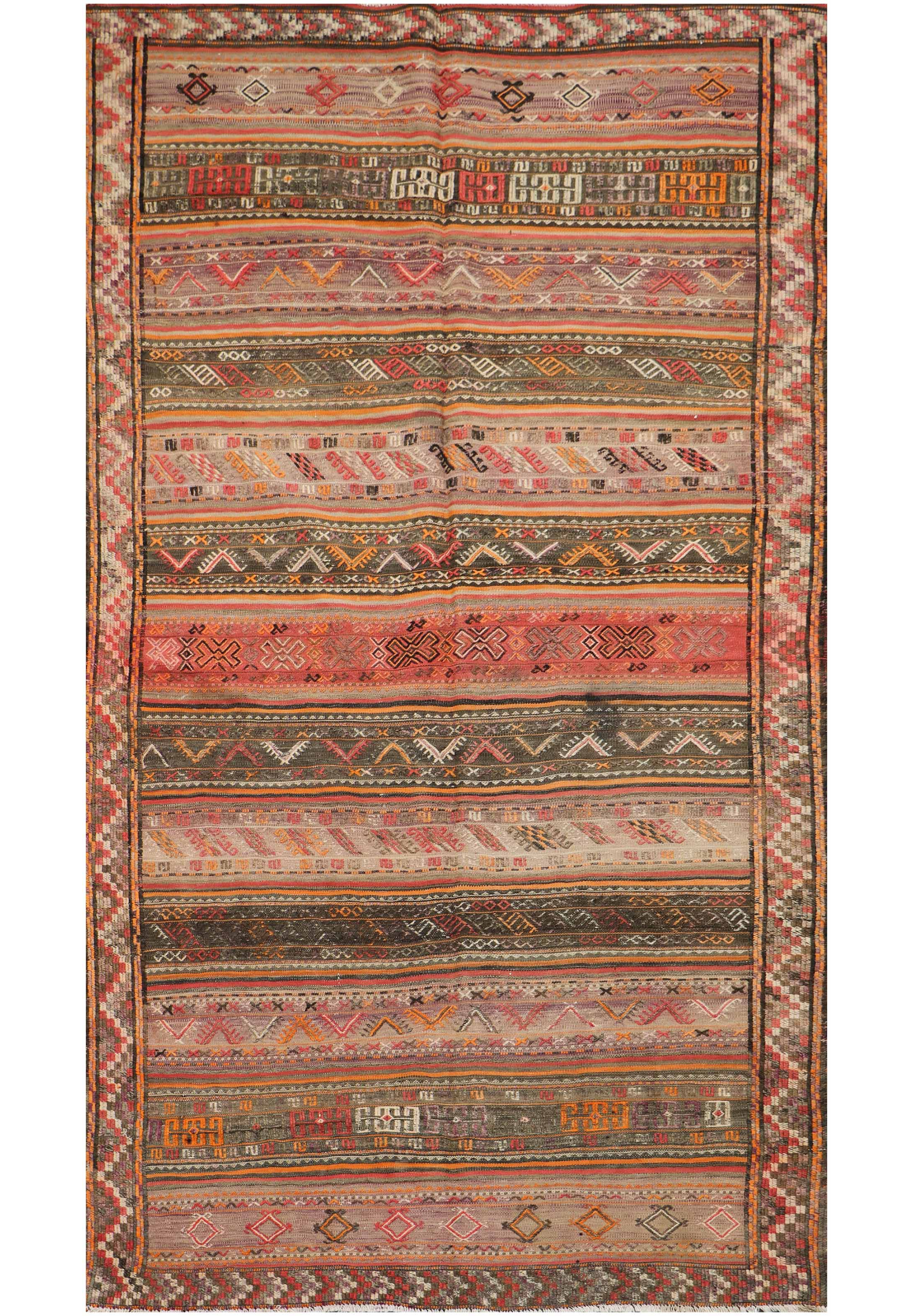 NARGIS Old Shahsavand Sumak Kilim 297 X 159 cm