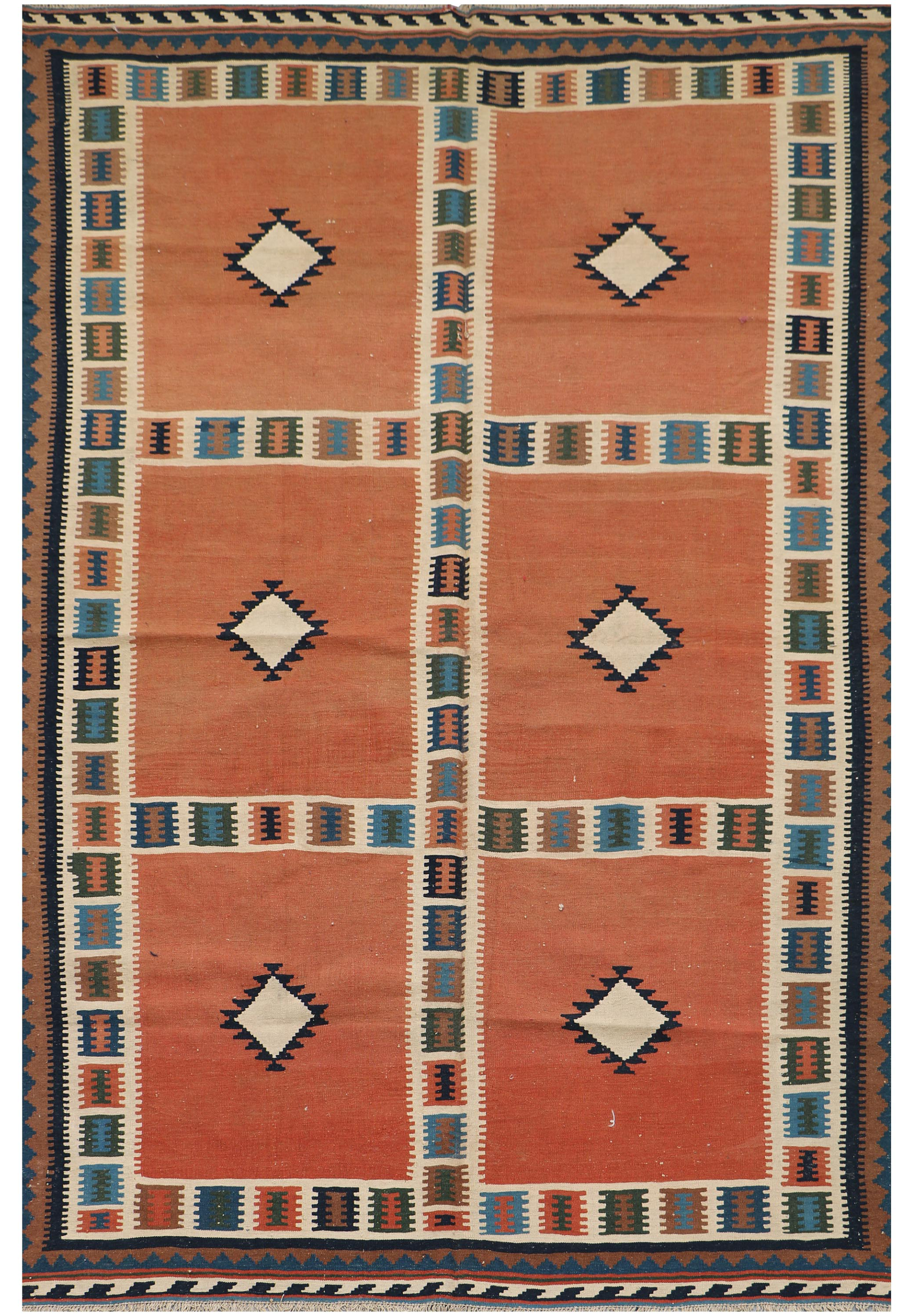 SHAI Qashqai Tribal Kilim 203 x 303 cm