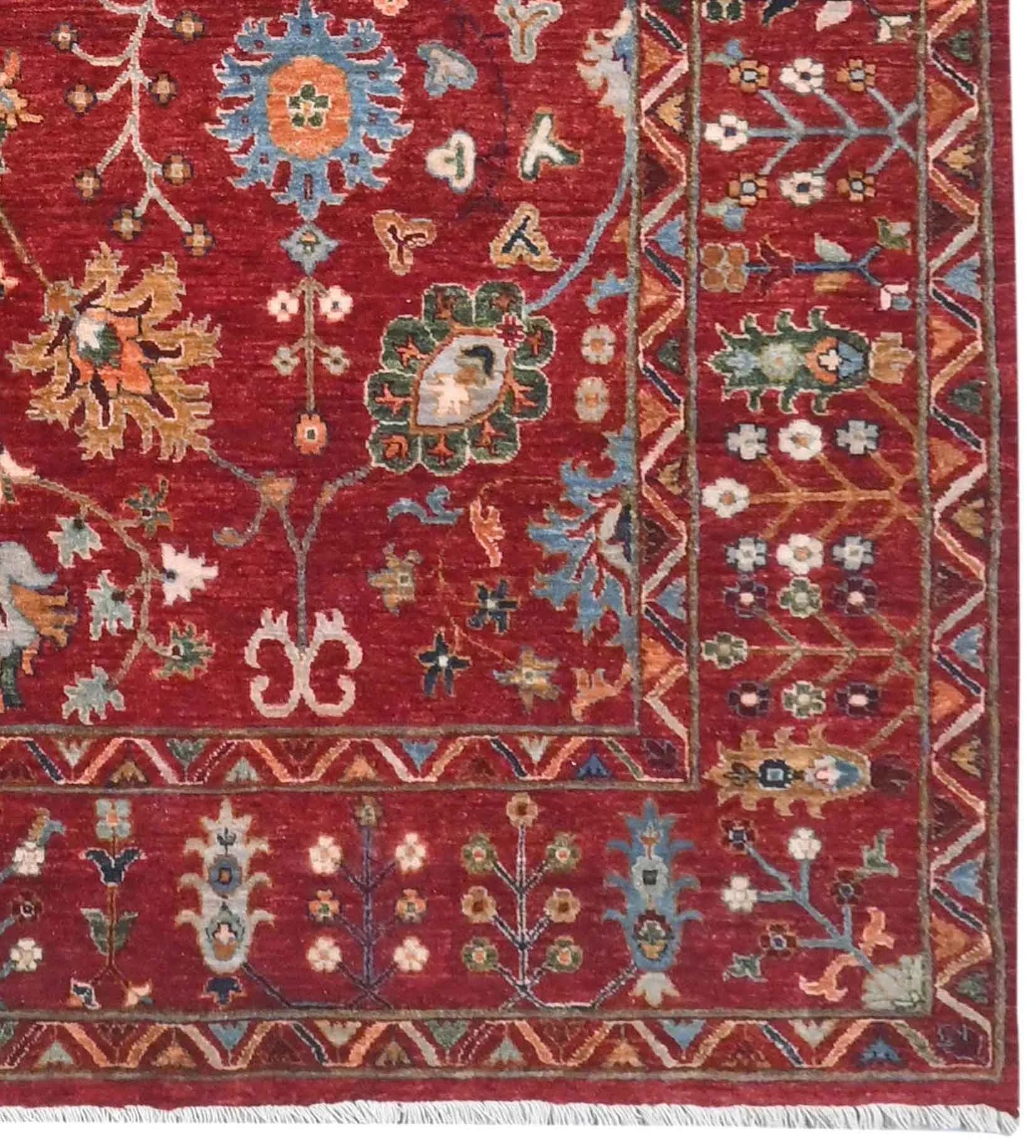 red-peach-sultani-design-rug-corner