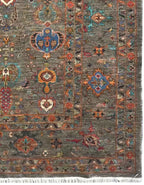 brown-orange-sultani-design-rug-corner