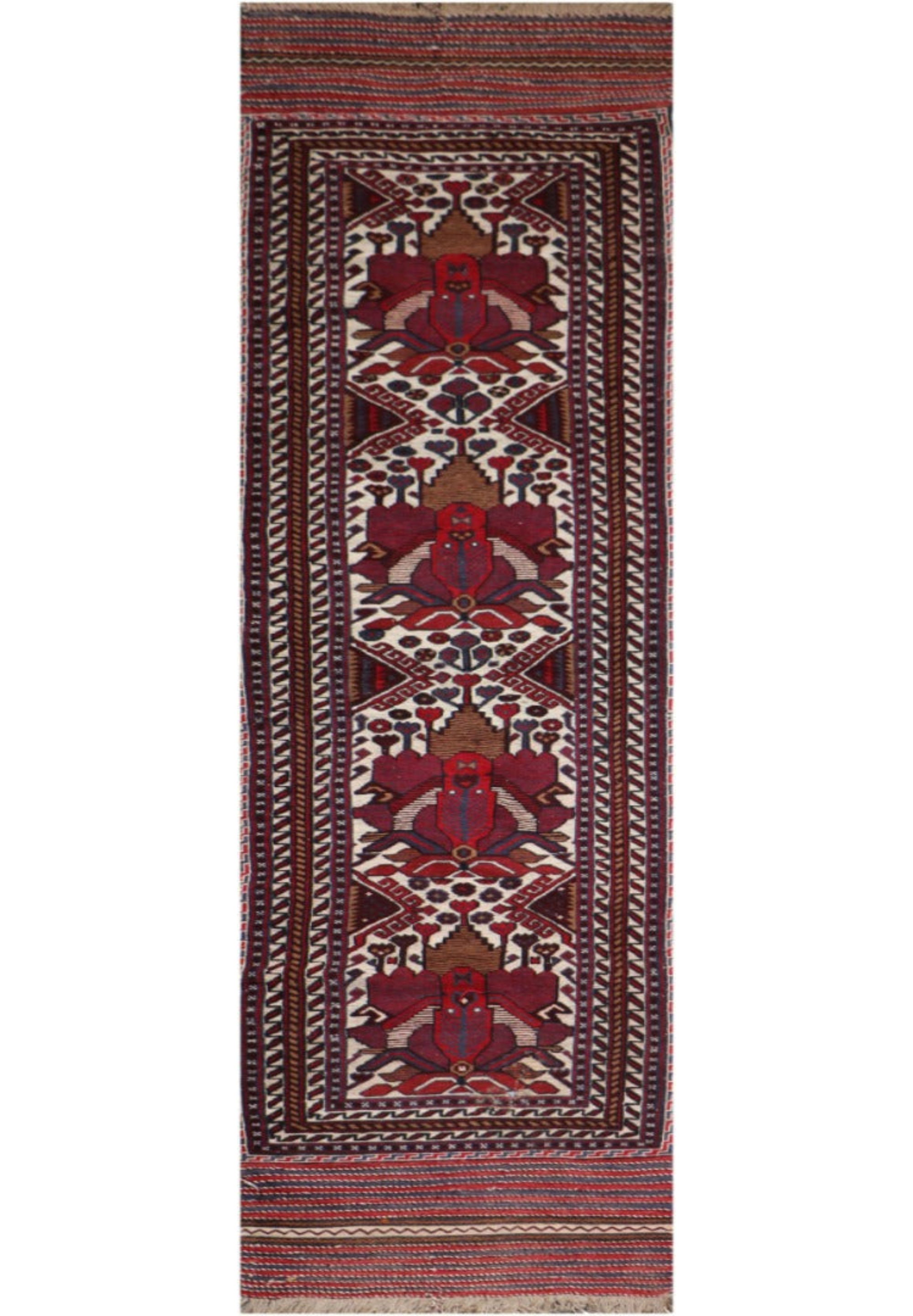 AZIZ Afghan Mushwani Runner  352 x 80 cm