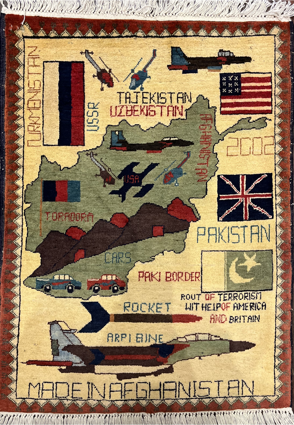 FARID Afghan war 80 x 40 cm