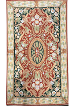 IRA Indian Silk Needlework 154 x 90 cm