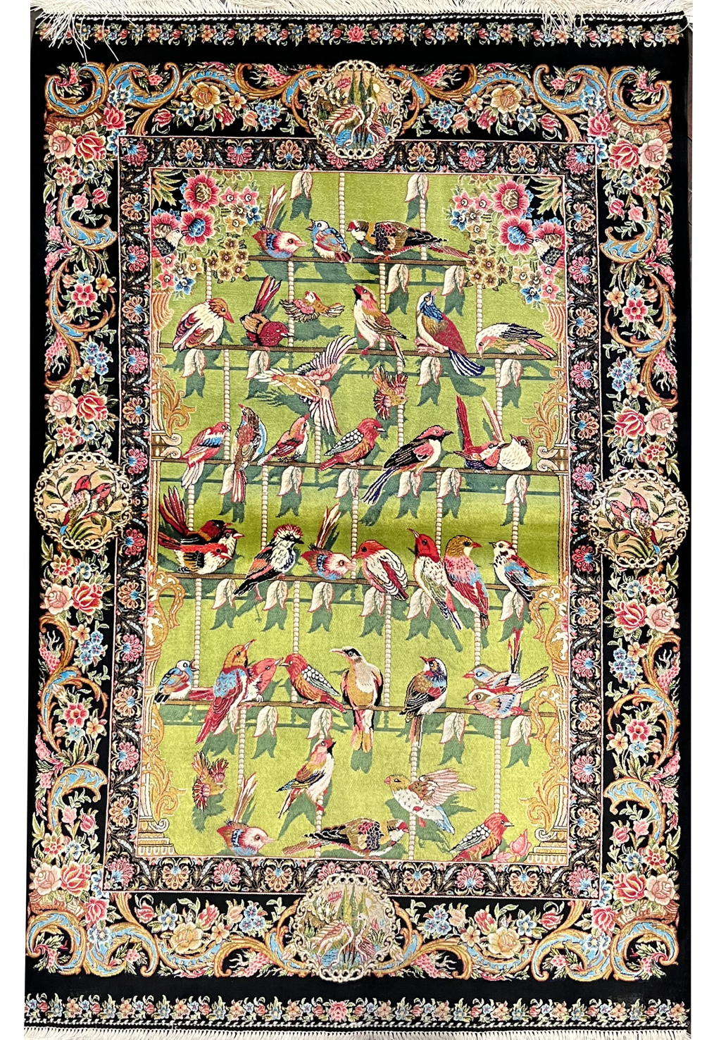 ARMAN Qom Inspired Silk 125 x 85 cm