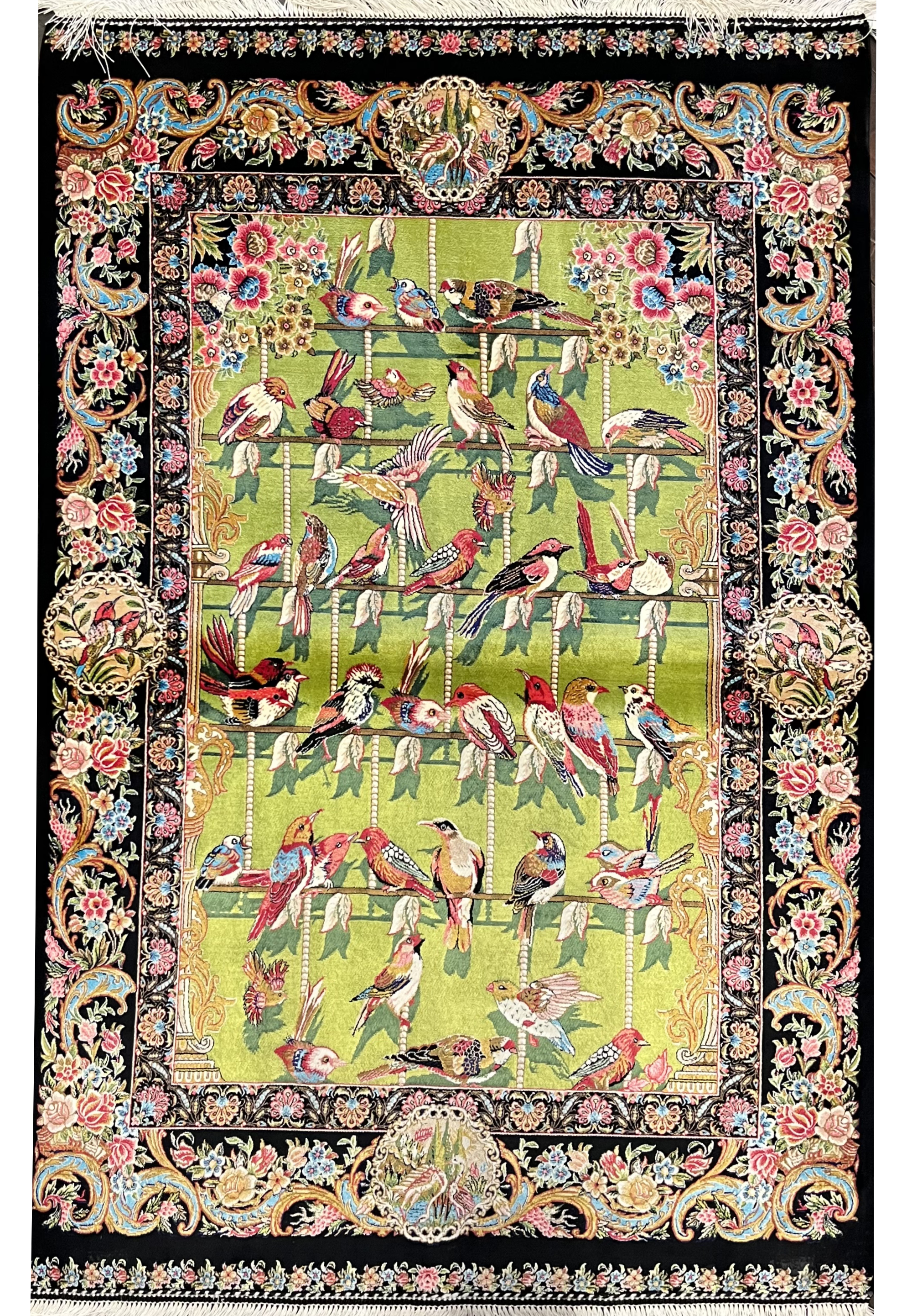 ARMAN Qom Inspired Silk 125 x 85 cm