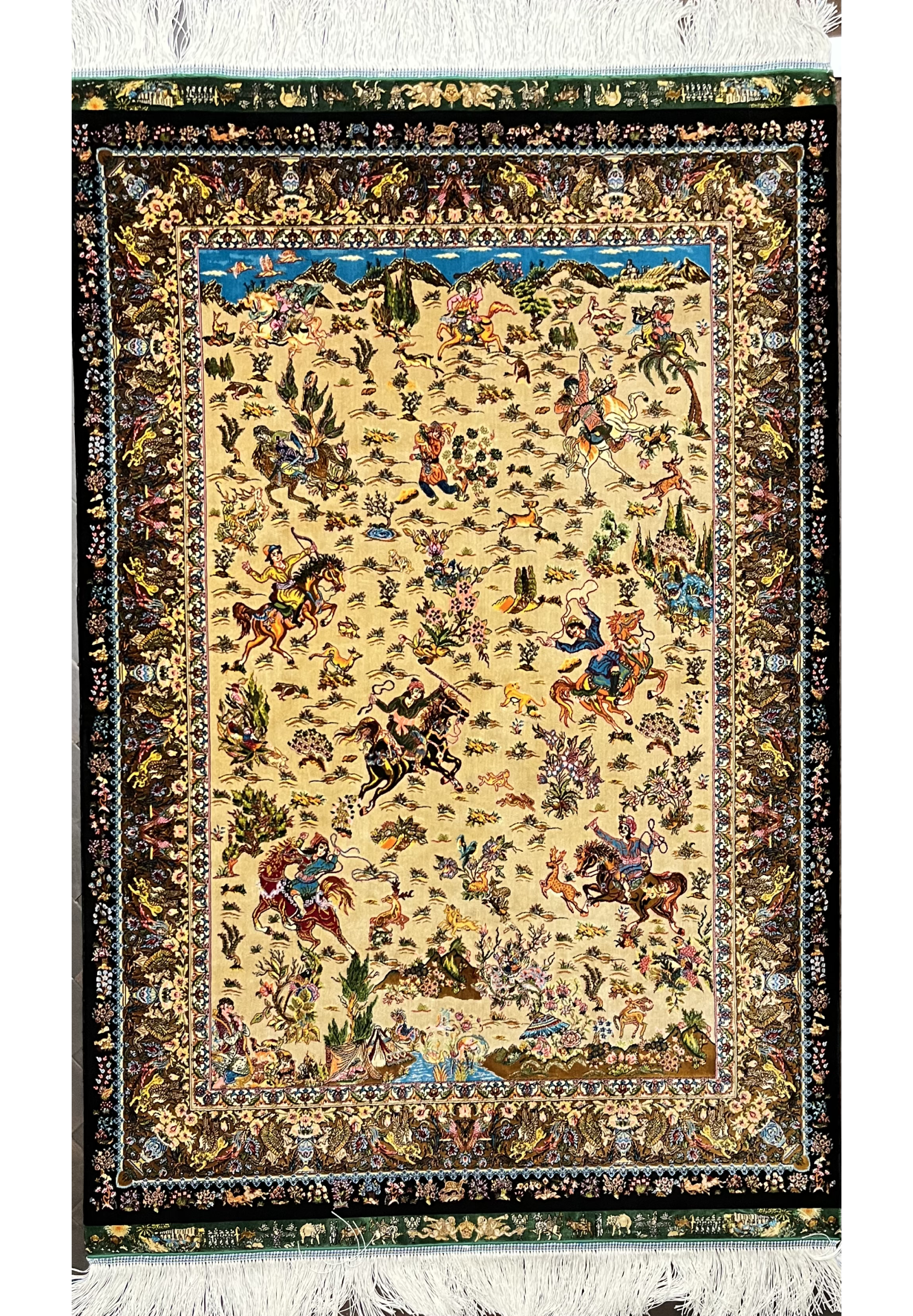 ELIKA Qom Silk 150 x 100 cm