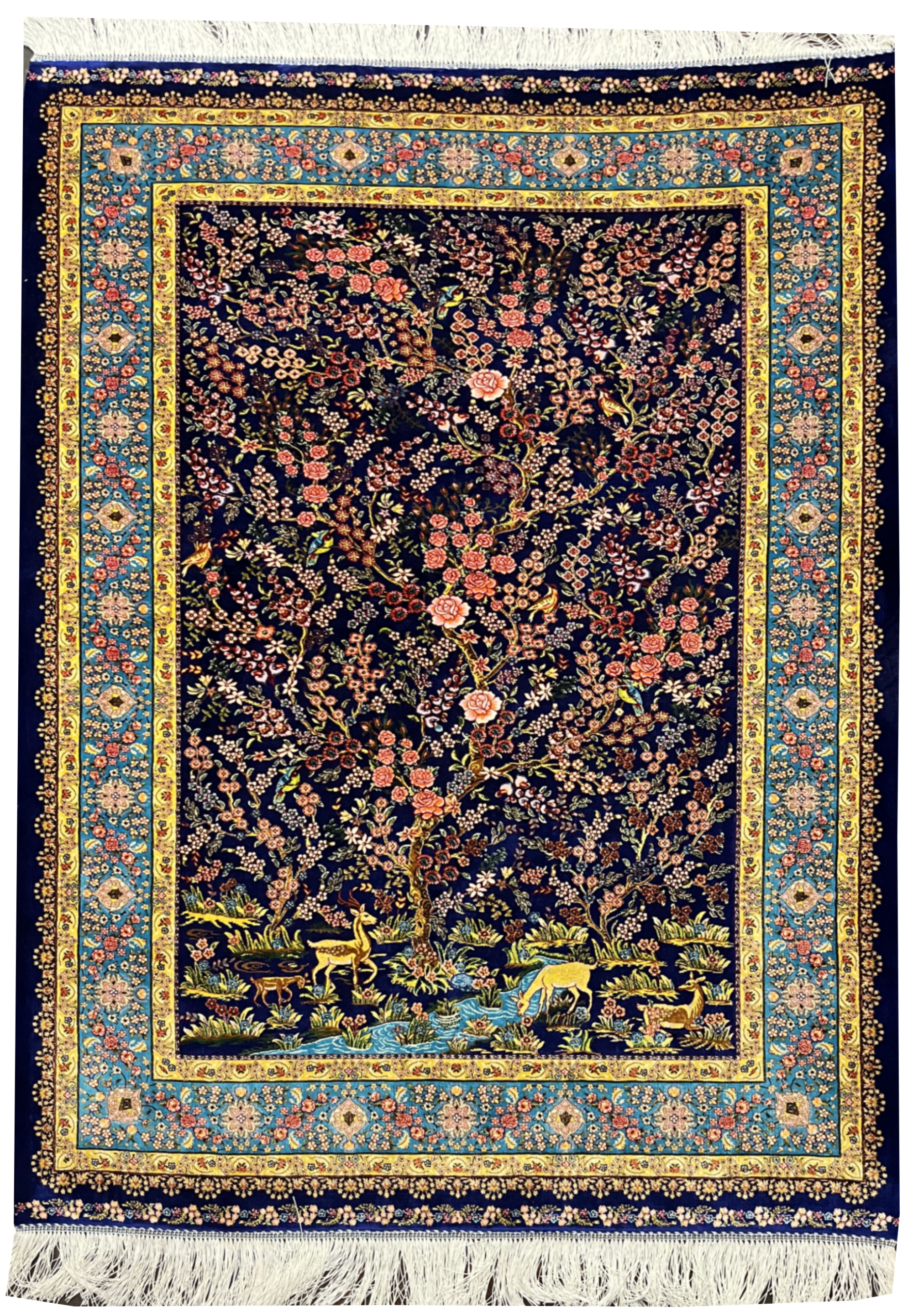 ELIKA Qom Silk 150 x 100 cm